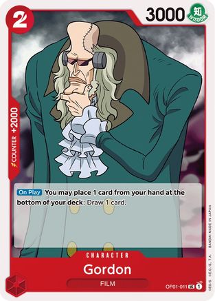 Gordon (OP01-011) - Romance Dawn - for just $0.08! 