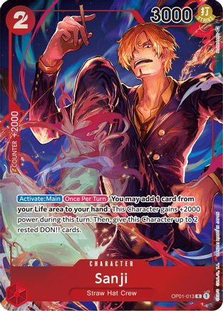 Sanji (Parallel) (OP01-013) - Romance Dawn Foil - for just $33.10! 