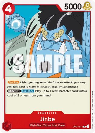 Jinbe (014) (OP01-014) - Romance Dawn - for just $0.10! 