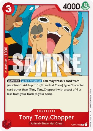 Tony Tony.Chopper (OP01-015) - Romance Dawn - for just $0.18! 