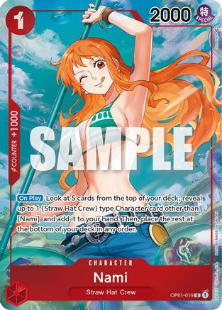 Nami (Parallel) (OP01-016) - Romance Dawn Foil - for just $202.68! 