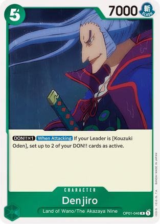 Denjiro (OP01-046) - Romance Dawn Foil - for just $0.18! 