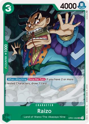 Raizo (OP01-052) - Romance Dawn - for just $0.08! 
