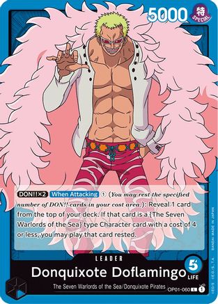 Donquixote Doflamingo (060) (OP01-060) - Romance Dawn - for just $0.20! 