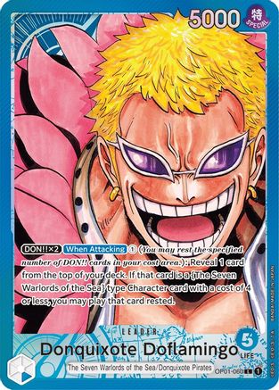 Donquixote Doflamingo (060) (Parallel) (OP01-060) - Romance Dawn Foil - for just $105.95! 