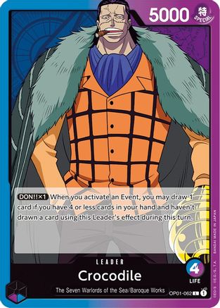 Crocodile (062) (OP01-062) - Romance Dawn - for just $0.15! 