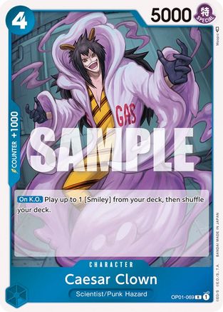 Caesar Clown (OP01-069) - Romance Dawn Foil - for just $0.13! 