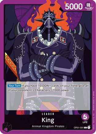 King (091) (OP01-091) - Romance Dawn - for just $0.15! 