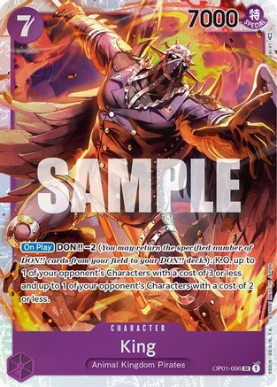 King (096) (OP01-096) - Romance Dawn Foil - for just $0.33! 