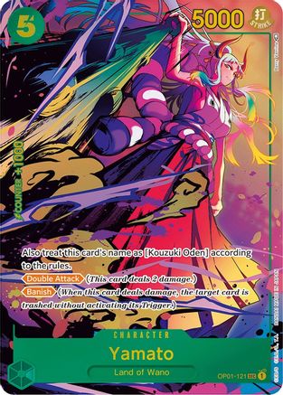 Yamato (Parallel) (OP01-121) - Romance Dawn Foil - for just $46.33! 