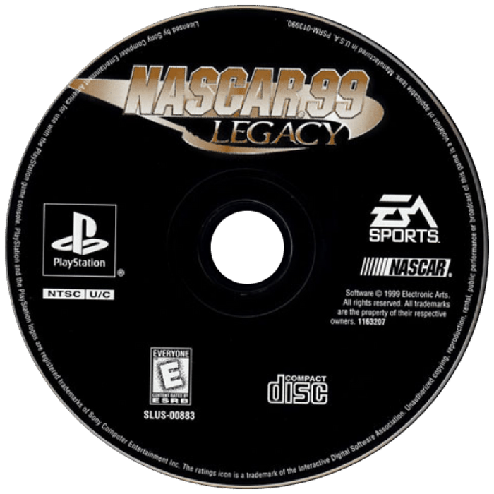 NASCAR 99 Legacy – PlayStation 1 (PS1) - for just $6.99! 