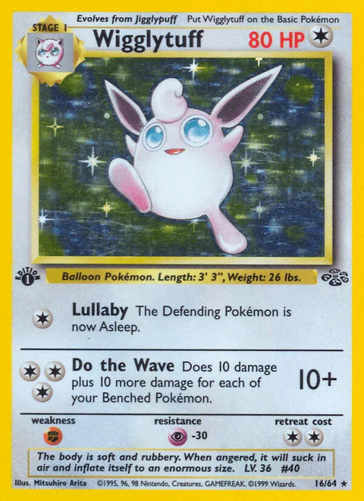 Wigglytuff (16/64) [Jungle 1st Edition] - for just $31.35! 