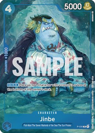 Jinbe (Event Pack Vol. 1) (P-030) - One Piece Promotion Cards Foil - for just $0.90! 
