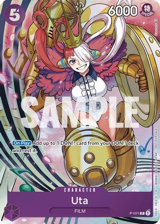 Uta (Event Pack Vol. 1) (P-031) - One Piece Promotion Cards Foil - for just $5.28! 