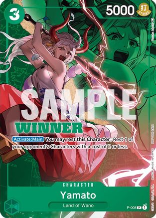 Yamato - P-008 (Winner Pack Vol. 1) (P-008) - One Piece Promotion Cards - for just $26.82! 