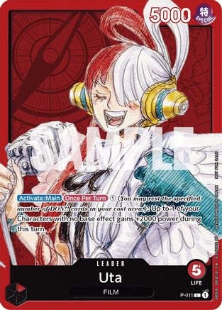 Uta (One Piece Film Red) (P-011) - One Piece Promotion Cards - for just $1.45! 