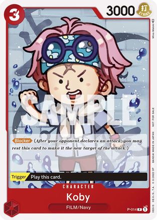 Koby (One Piece Film Red) (P-014) - One Piece Promotion Cards - for just $0.13! 