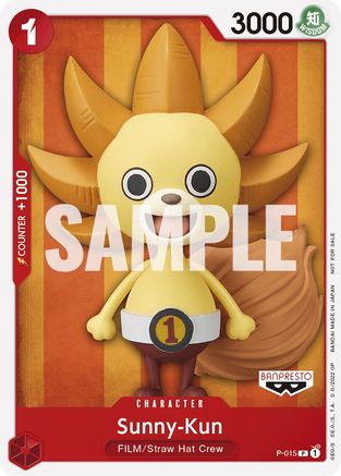 Sunny-Kun (One Piece Film Red) (P-015) - One Piece Promotion Cards - for just $0.93! 