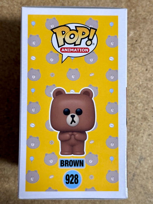 Funko Pop! Animation Flocked Brown #928 Line Friends 2021 Vaulted Exclusive - for just $15! 