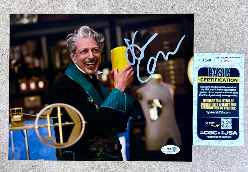 Jeff Goldblum Signed Wonderful Wizard Of Oz Wicked 8X10 Photo With JSA COA - for just $90! 