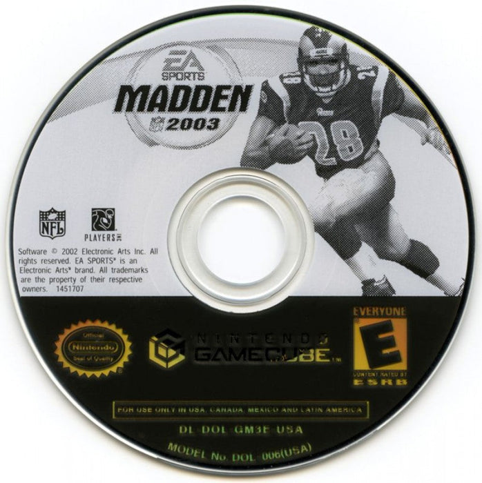 Madden NFL 2003 – GameCube (GC) - for just $4.99! 