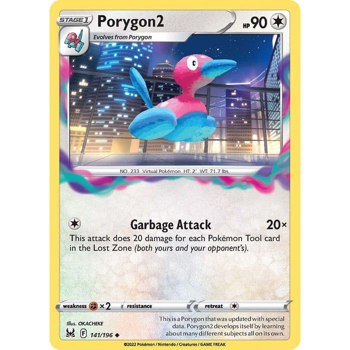 Porygon2 (141/196) [Sword & Shield: Lost Origin] - Just $0.10! Shop now at Retro Gaming of Denver