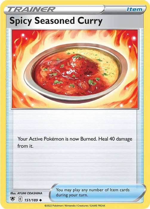 Spicy Seasoned Curry (151/189) [Sword & Shield: Astral Radiance] - for just $0.10! 