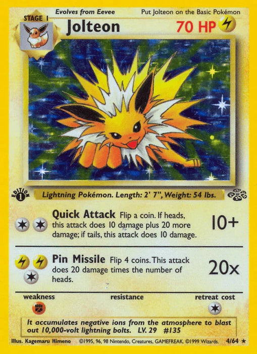 Jolteon (4/64) [Jungle 1st Edition] - for just $81.20! 