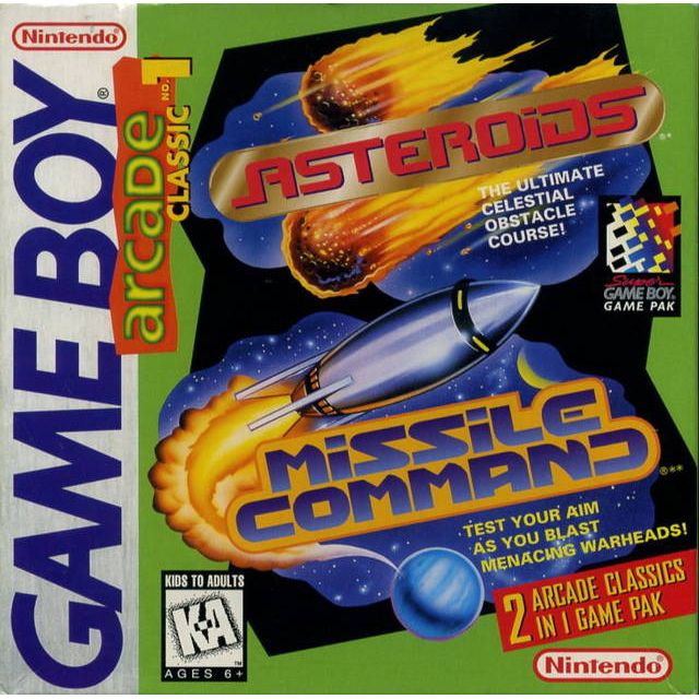 Arcade Classic No. 1: Asteroids / Missile Command (Gameboy) - Just $0! Shop now at Retro Gaming of Denver