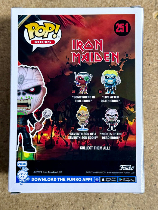 Bruce Dickinson Signed Iron Maiden Eddie Funko Pop! Rocks #251 With JSA COA - for just $450! 