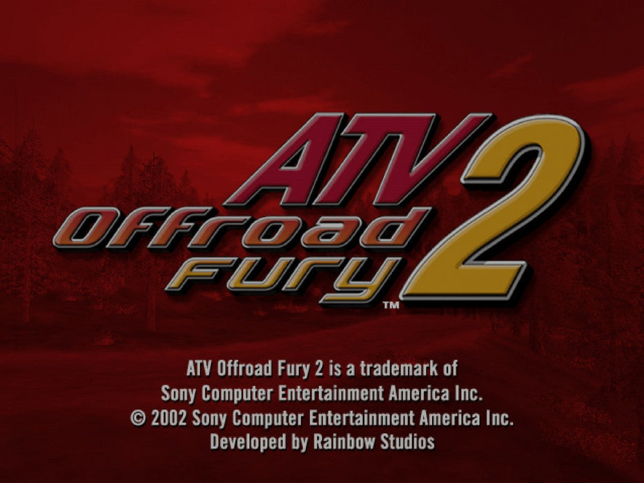 ATV Offroad Fury 2 – PlayStation 2 (PS2) - for just $3.99! 