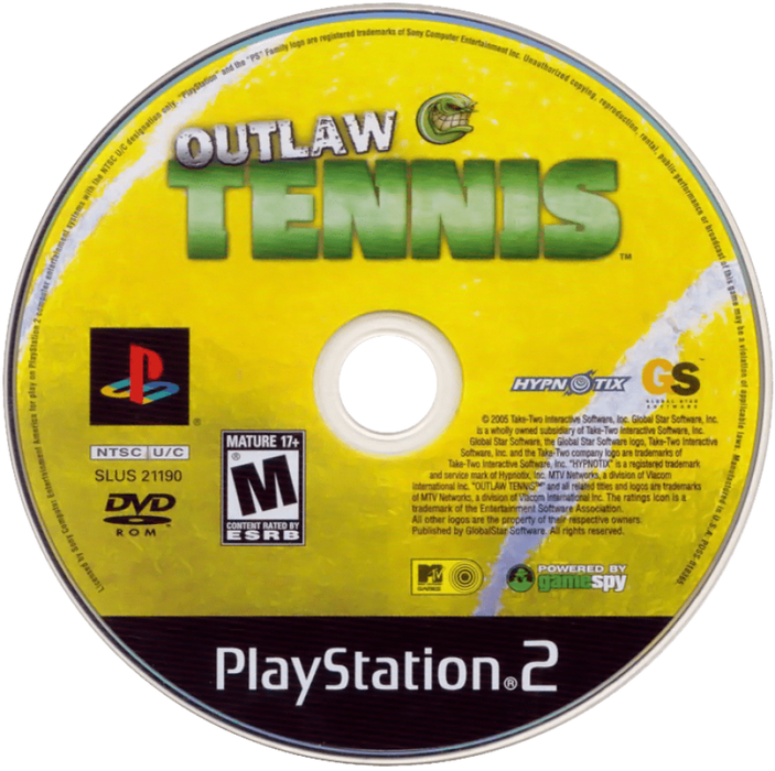 Outlaw Tennis – PlayStation 2 (PS2) - for just $5.99! 
