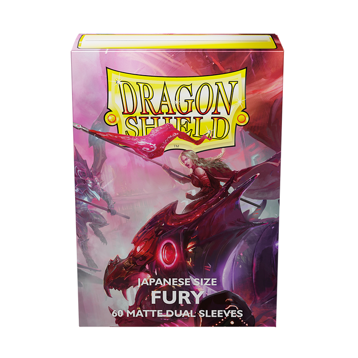 Dragon Shield: Japanese Size 60ct Sleeves - Fury (Dual Matte) - Just $0! Shop now at Retro Gaming of Denver