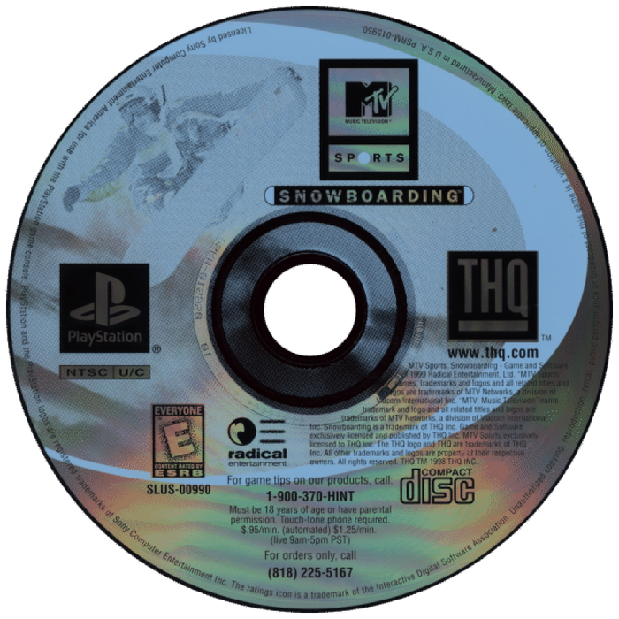 Snowboarding – PlayStation 1 (PS1) - for just $0! 