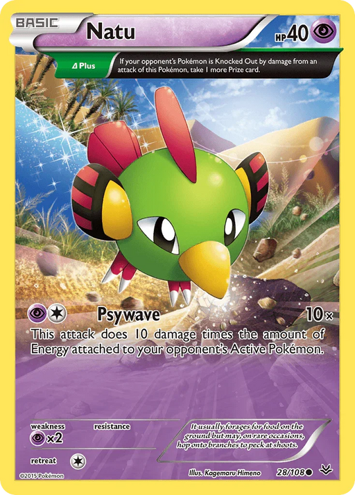 Natu (28/108) [XY: Roaring Skies] - for just $0.15! 