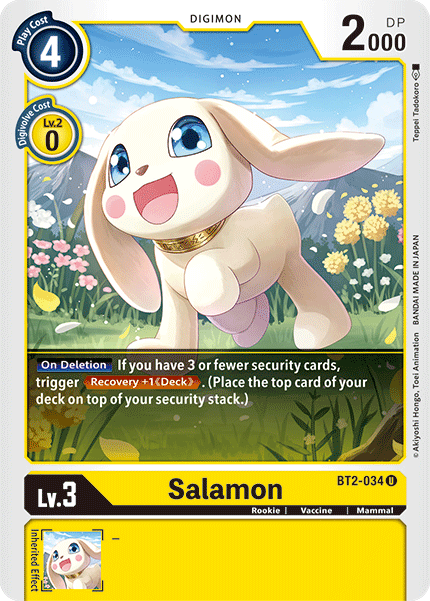 Salamon [BT2-034] [Release Special Booster Ver.1.5] - Just $0.09! Shop now at Retro Gaming of Denver