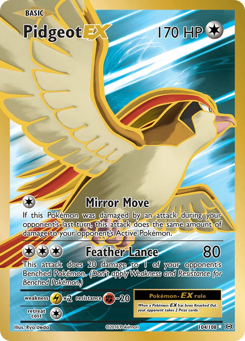 Pidgeot EX (104/108) [XY: Evolutions] - for just $4.55! 