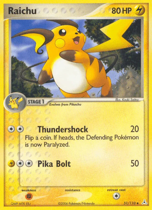 Raichu (51/110) [EX: Holon Phantoms] - for just $1.55! 