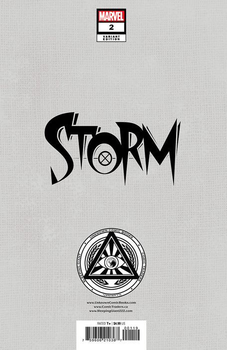 STORM #2 UNKNOWN COMICS NATHAN SZERDY EXCLUSIVE VIRGIN VAR (11/20/2024) - for just $20! 