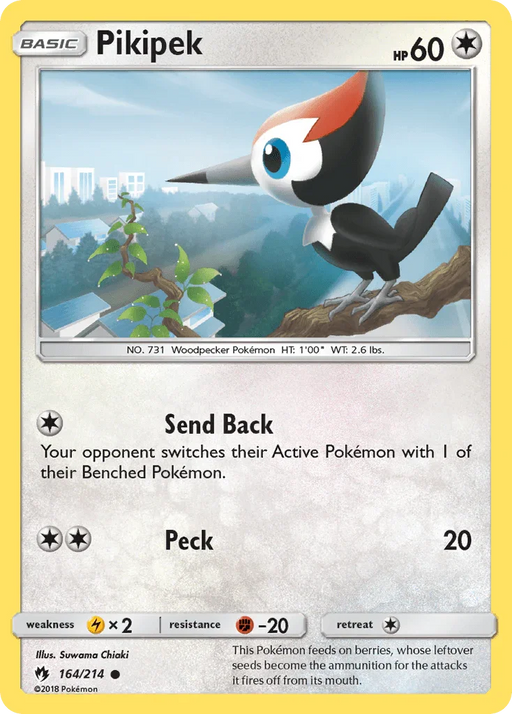 Pikipek (164/214) [Sun & Moon: Lost Thunder] - for just $0.10! 