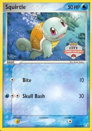 Squirtle (63/100) (City Championship Promo) [EX: Crystal Guardians] - for just $17.55! 
