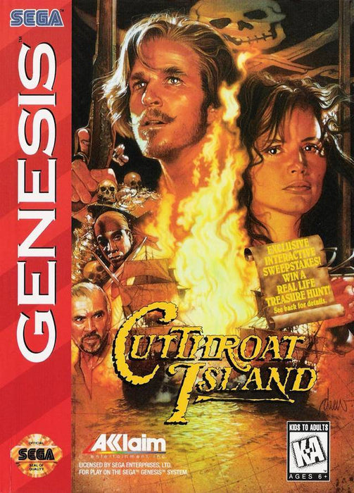 Cutthroat Island (Sega Genesis) - for just $0! 