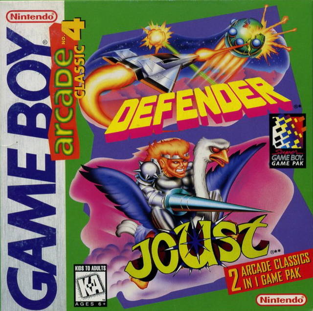 Arcade Classic No. 4: Defender / Joust (Gameboy Color) - Just $0! Shop now at Retro Gaming of Denver