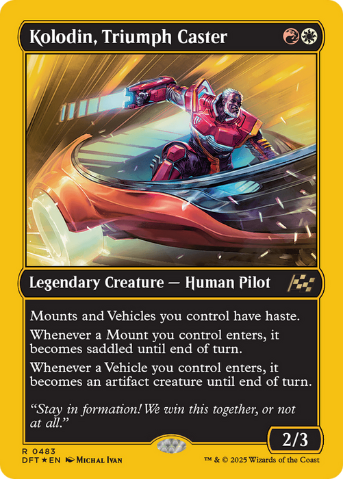 Kolodin, Triumph Caster (DFT-483) - Aetherdrift Foil - for just $0.75! 