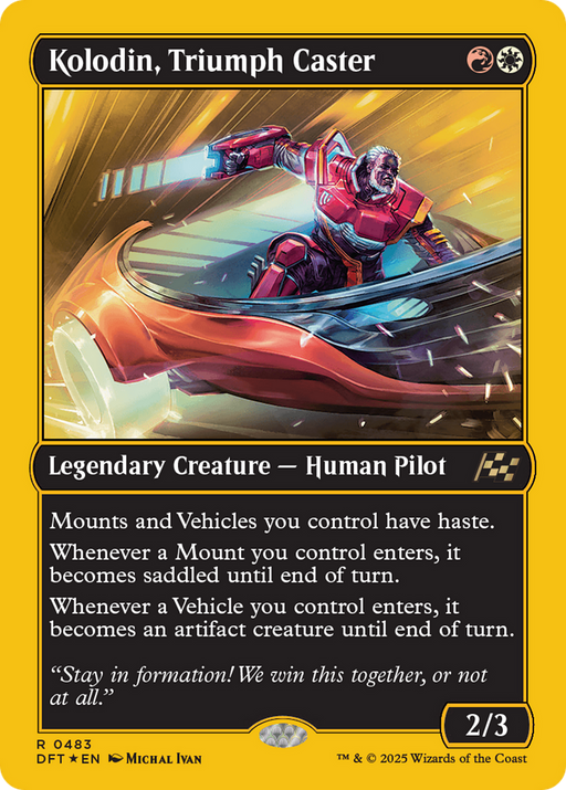 Kolodin, Triumph Caster (DFT-483) - Aetherdrift Foil - for just $0.70! 