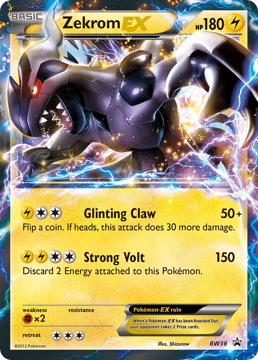 Zekrom EX (BW38) [Black & White: Black Star Promos] - for just $3.50! 