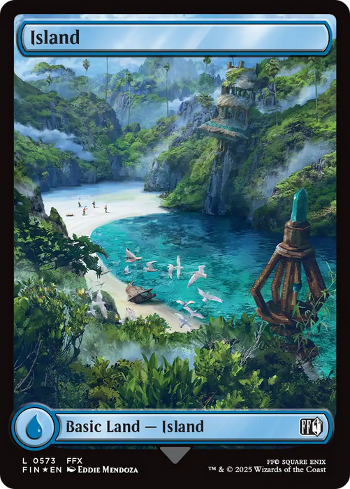 Island (FIN-573) - FINAL FANTASY Foil - for just $0.38! 