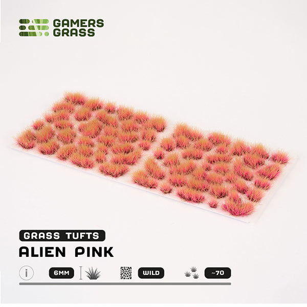Gamers Grass Tufts: Alien Tufts- Pink 6mm- Wild - for just $7.99! 