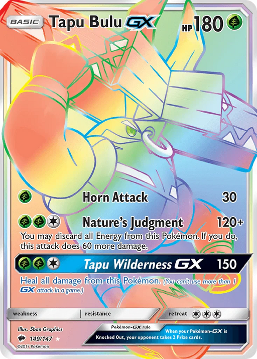 Tapu Bulu GX (149/147) [Sun & Moon: Burning Shadows] - for just $4.45! 