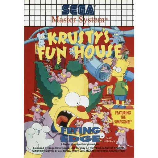 Krusty's Fun House (Sega Master System) - Just $0! Shop now at Retro Gaming of Denver